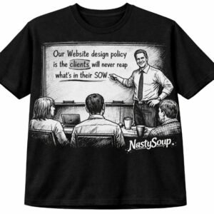 NASTYSOUP "iWEBSITE DESIGN" SHORT Sleeve